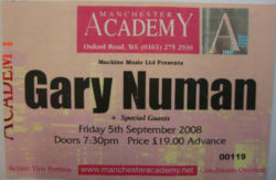Manchester Ticket 2008